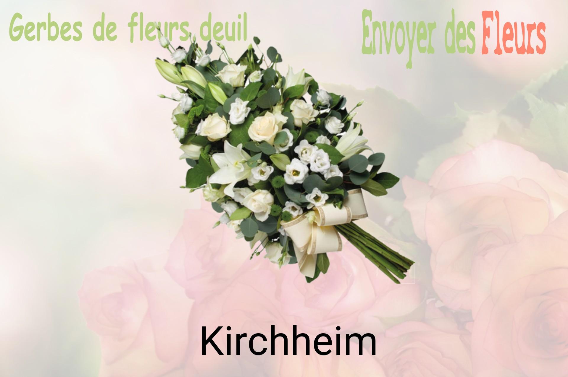 Gerbe de fleurs de deuil livrée à Kirchheim